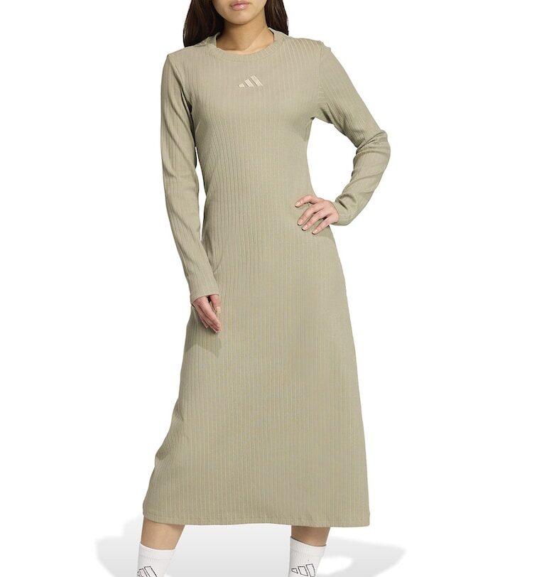 Рипсена рокля - Каки adidas Sportswear