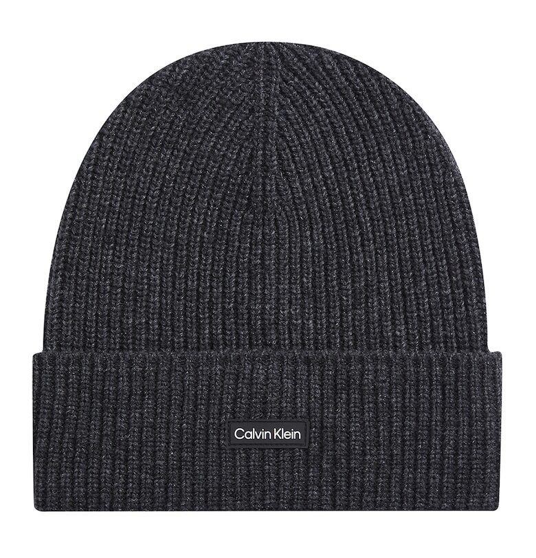 Рипсена шапка с вълна CALVIN KLEIN
