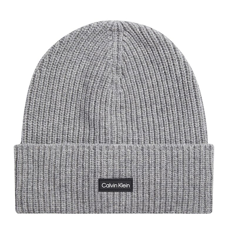 Рипсена шапка с вълна CALVIN KLEIN