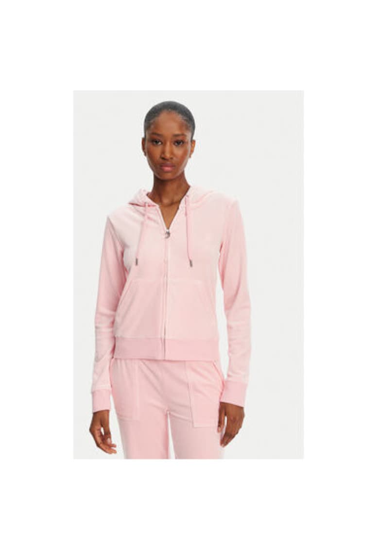 Розов суитшърт и блуза с качулка - Розово Juicy Couture