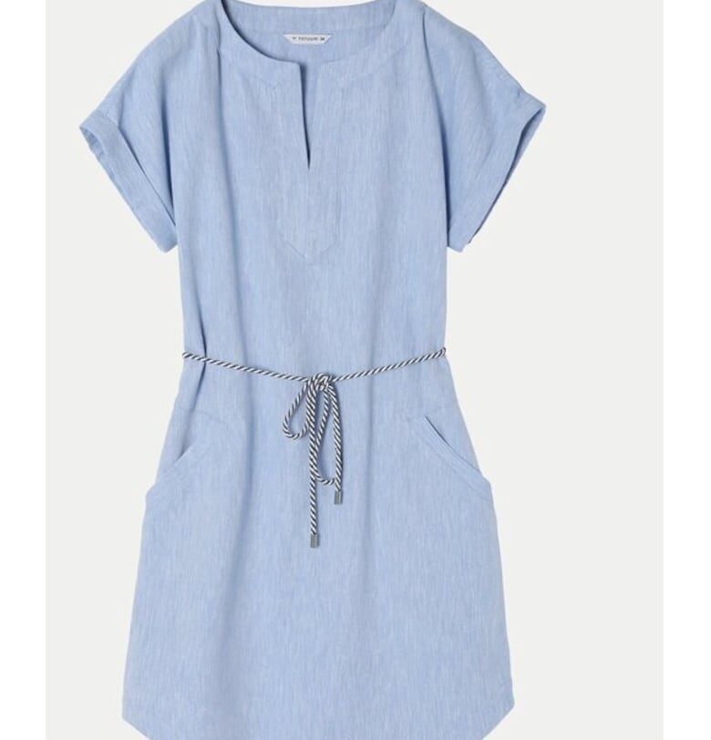 Рокля -  49344 - Памук - Син Tatuum