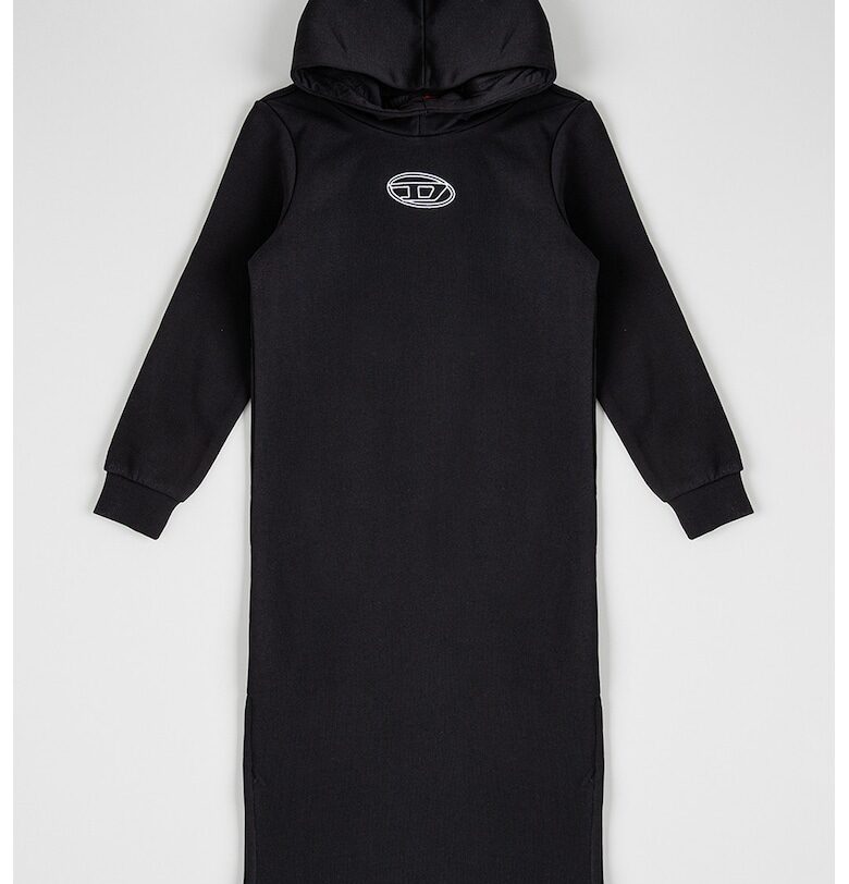 Рокля Dyla тип худи - Черен Diesel