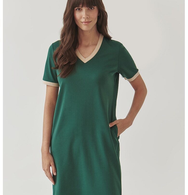 Рокля Elna със странични джобове - Папратово зелено Tatuum