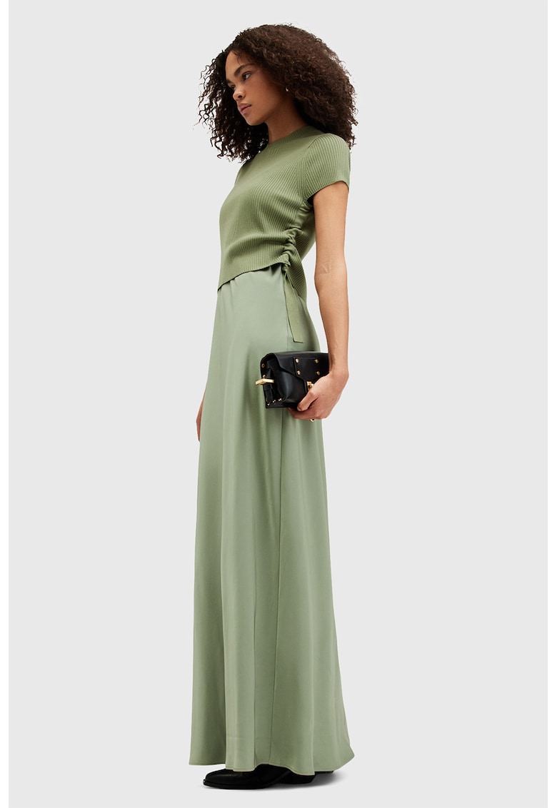 Рокля Hayes с дизайн 2 в 1 - Светлозелен AllSaints