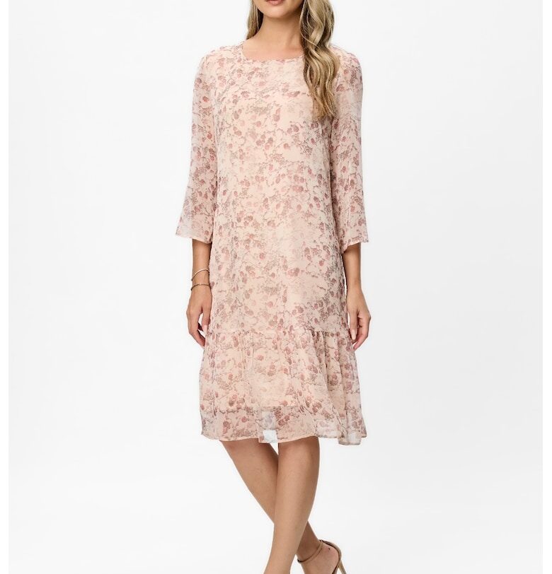 Рокля Ivone - Розова сьомга BAROCCA