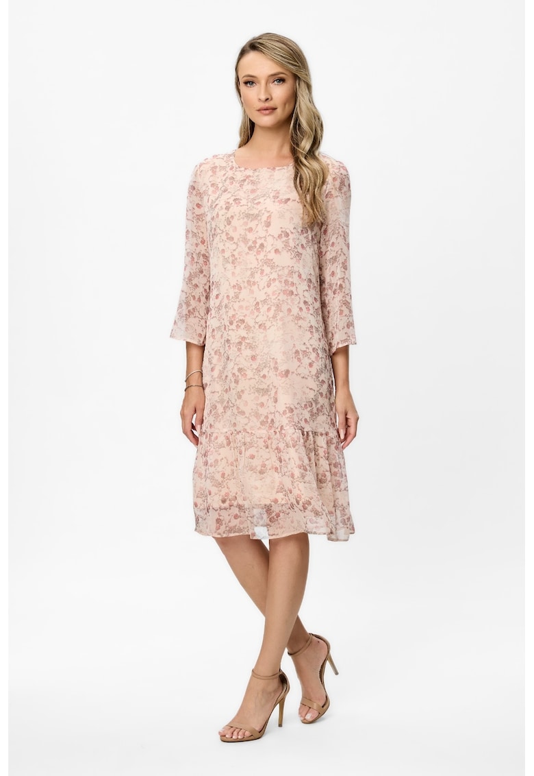 Рокля Ivone - Розова сьомга BAROCCA