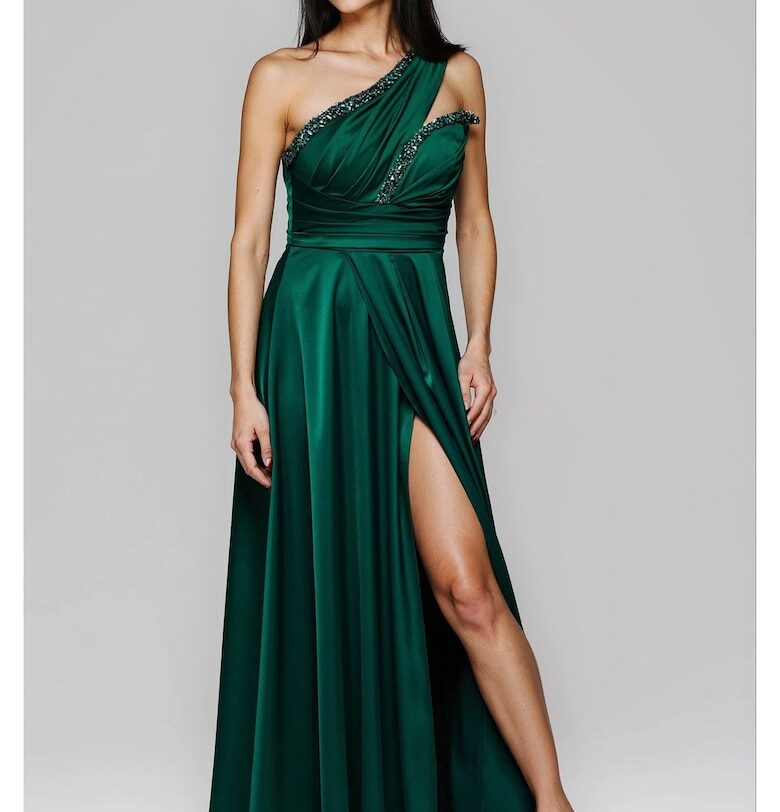 Рокля  LA-OM-DLR252 - Maxi - Вечерна - Зелен Larica