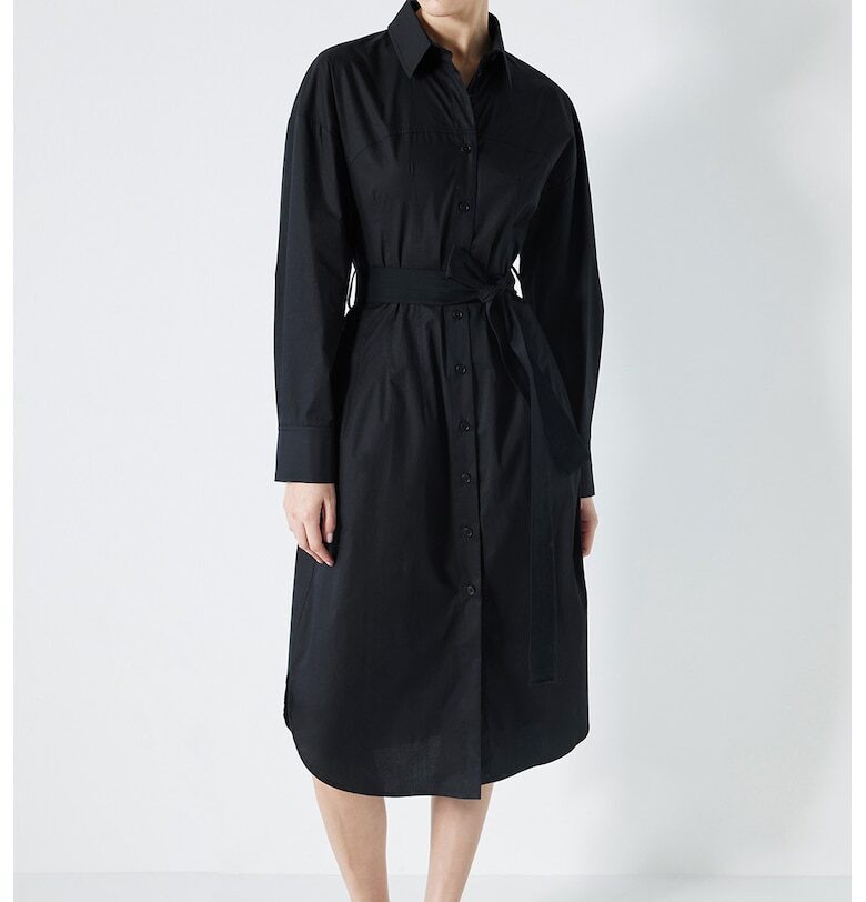 Рокля Shier с колан - Черен Ipekyol