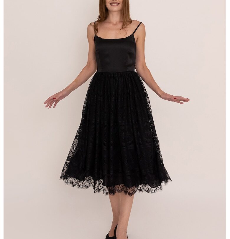 Рокля Zoe без ръкави - Черен Ilona Andreoiu