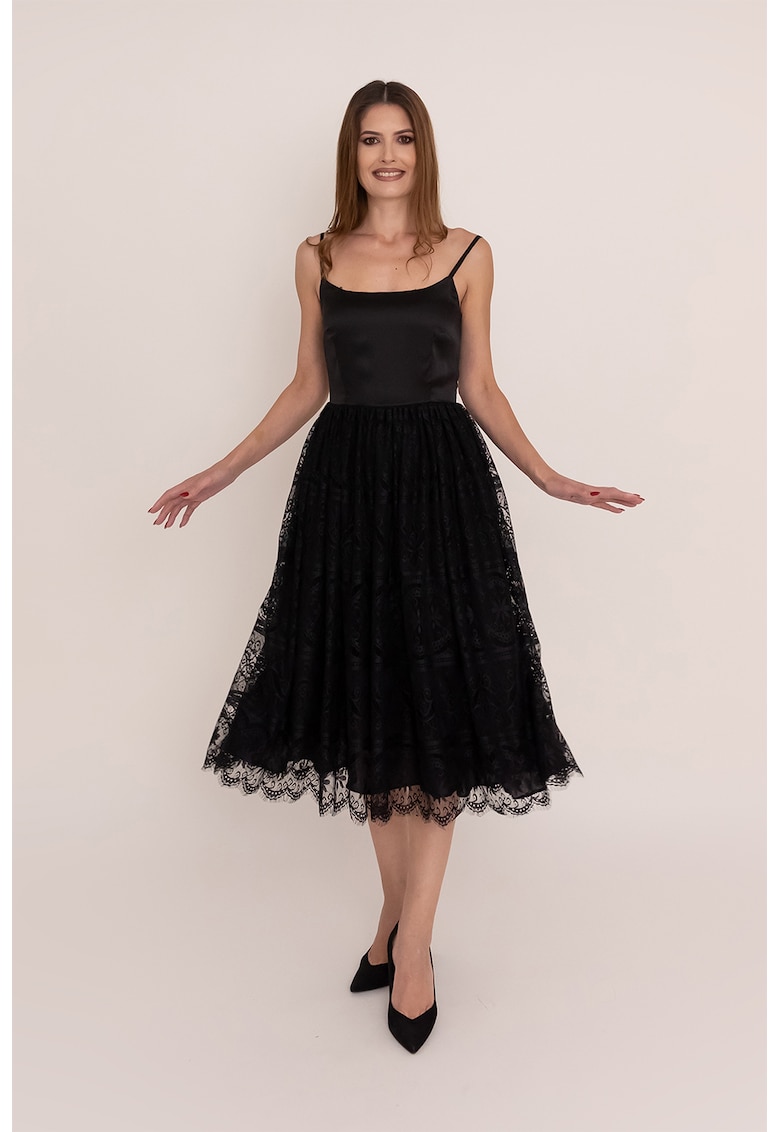 Рокля Zoe без ръкави - Черен Ilona Andreoiu