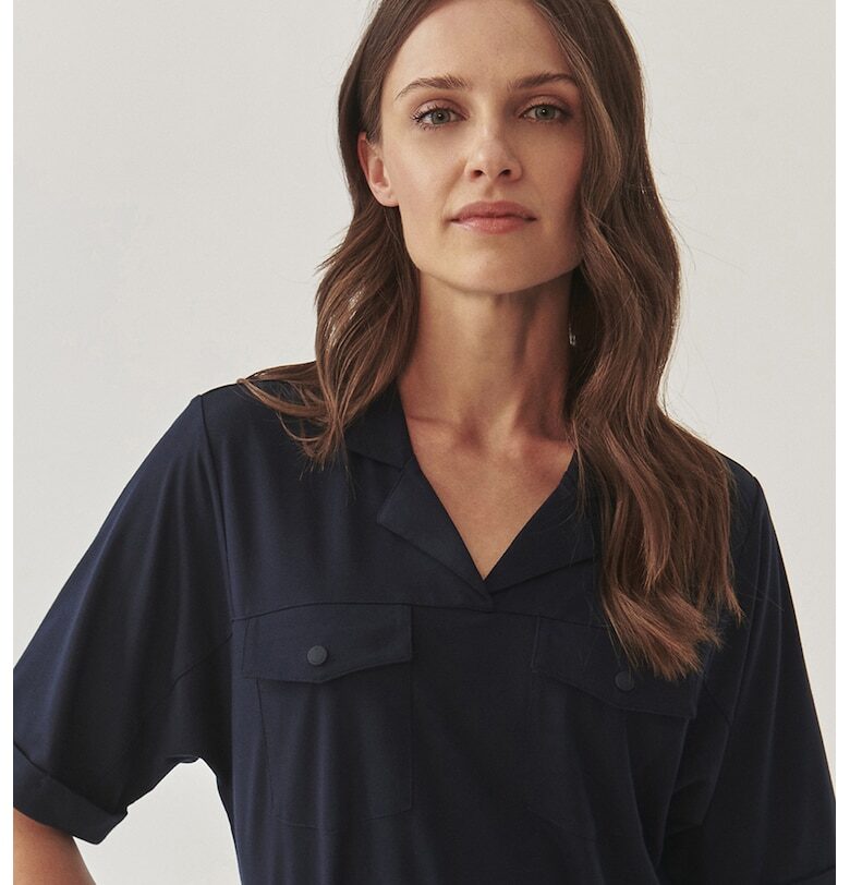 Рокля Zoya с връзка - Ултрамарин синьо Tatuum