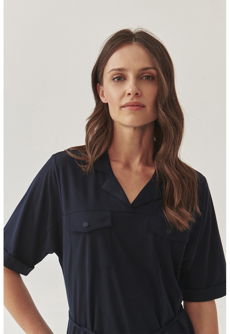 Рокля Zoya с връзка - Ултрамарин синьо Tatuum