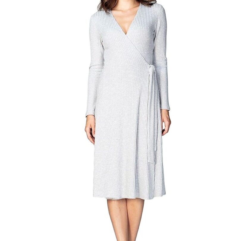 Рокля - Ленитиф - Вискоза/Полиестер - Сива Lenitif