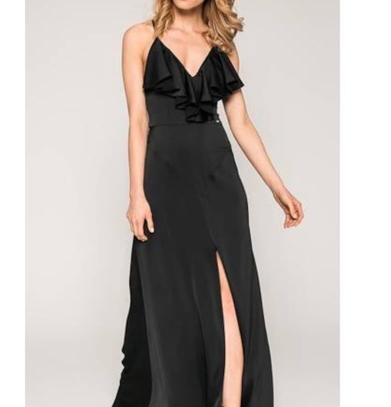 Рокля -  Полиестер - Черна - GUESS