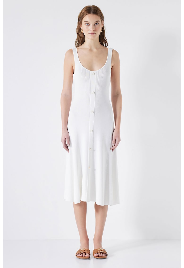 Рокля без ръкави - Бял Ipekyol