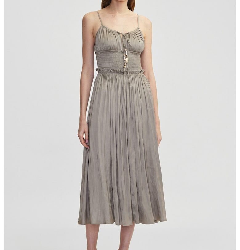 Рокля без ръкави - Светло кафяво Ipekyol