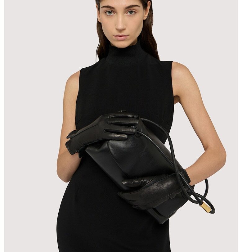 Рокля без ръкави с висока яка - Черен Trussardi