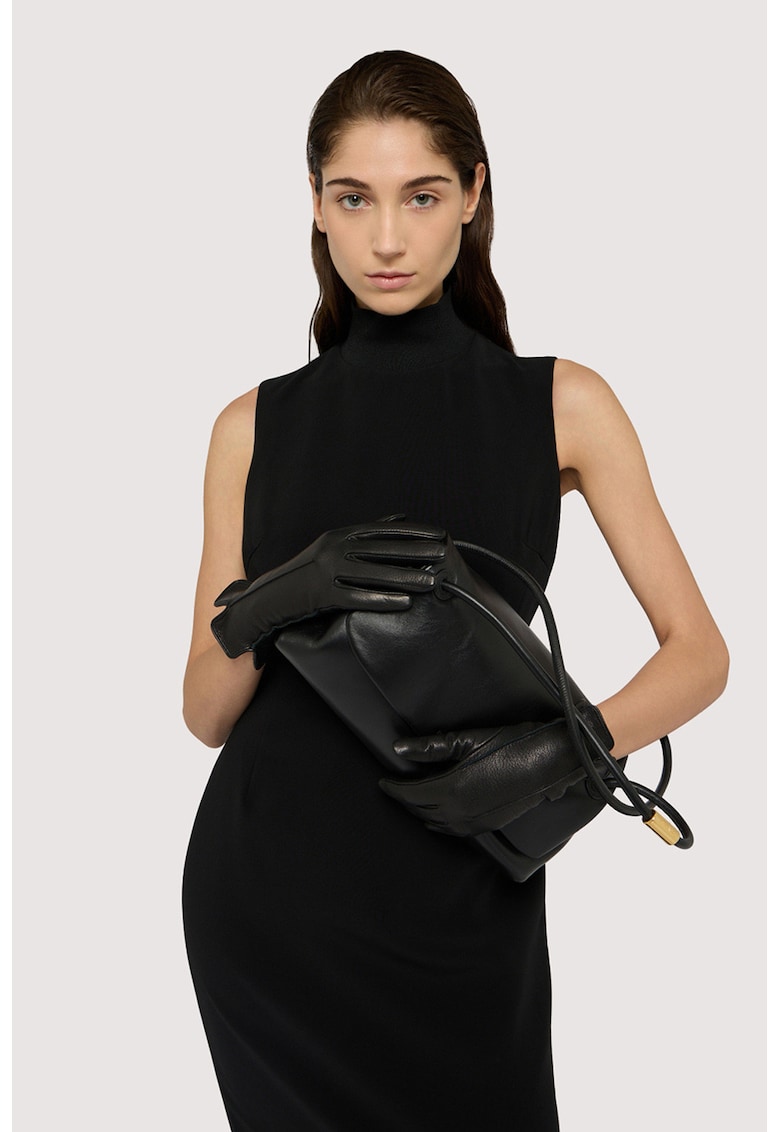 Рокля без ръкави с висока яка - Черен Trussardi