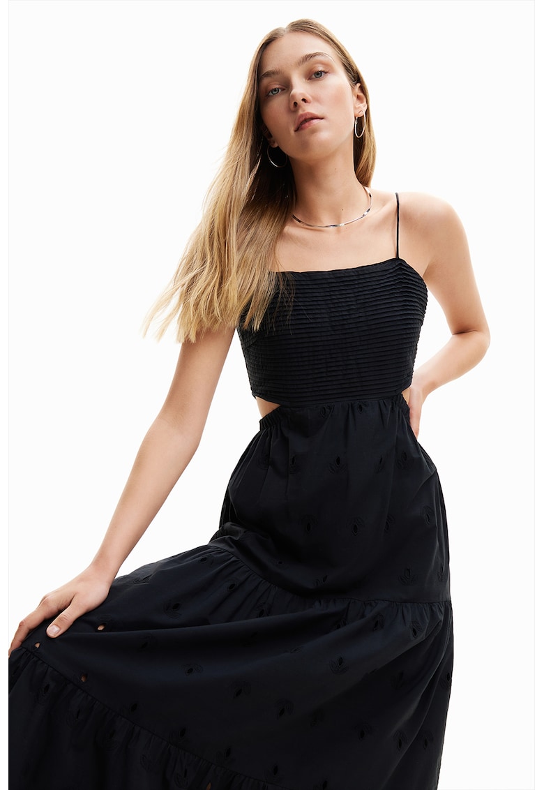 Рокля без ръкави с отвори - Черен DESIGUAL