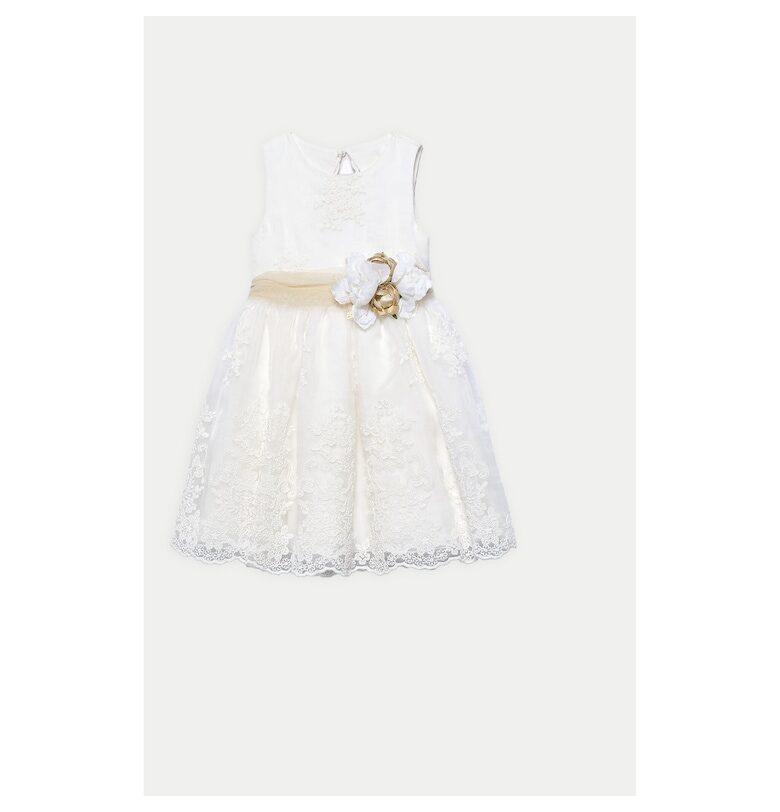 Рокля за момиче Abel Lula - 5037 - Памук/Полиестер - Екрю Abel and Lula
