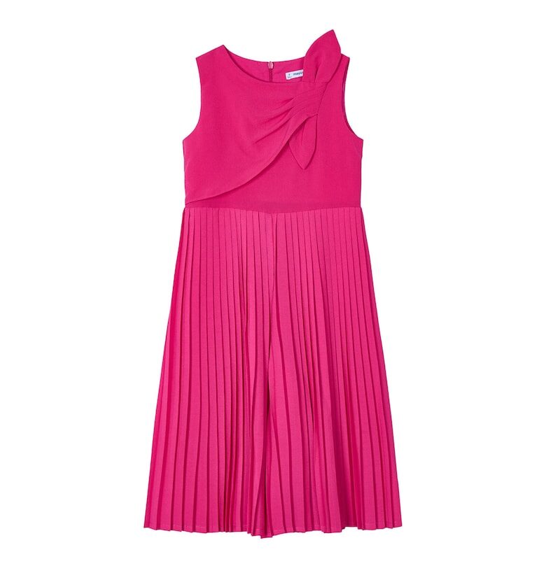 Рокля за момичета -  PRIMAR-3872 - полиестер - розова Mayoral