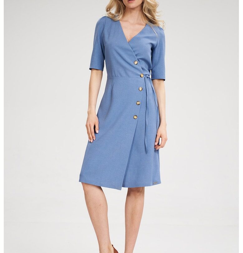 Рокля  къс ръкав - полиестер Figl