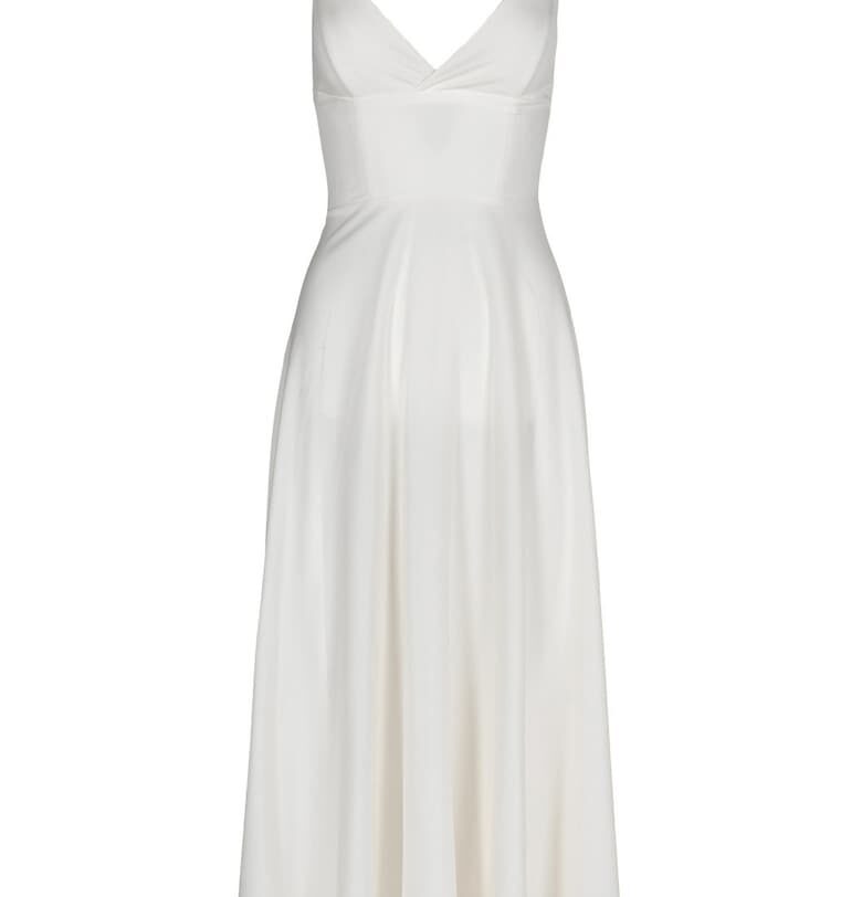 Рокля миди Lurisia - Бял Monarh design