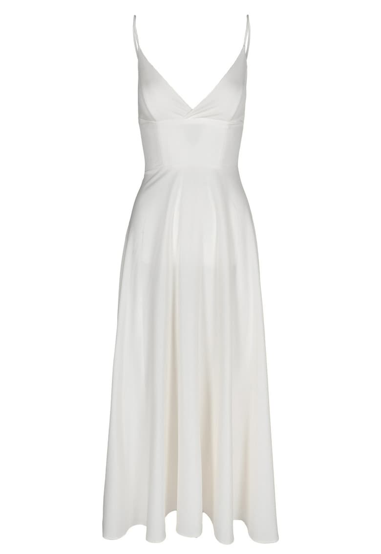 Рокля миди Lurisia - Бял Monarh design