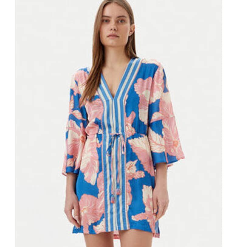 Рокля  модел PT2472CPO006 - синя - 37% полиестер - 25% вискоза - размер Maaji