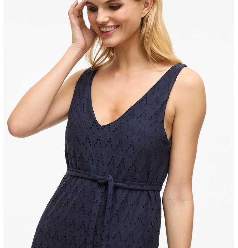 Рокля от дантела Сан Гало - Ултрамарин синьо Vila