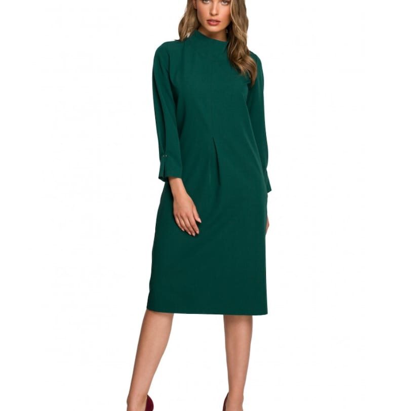 Рокля -  полиестер/вискоза/еластан - - - - - Зелен Style