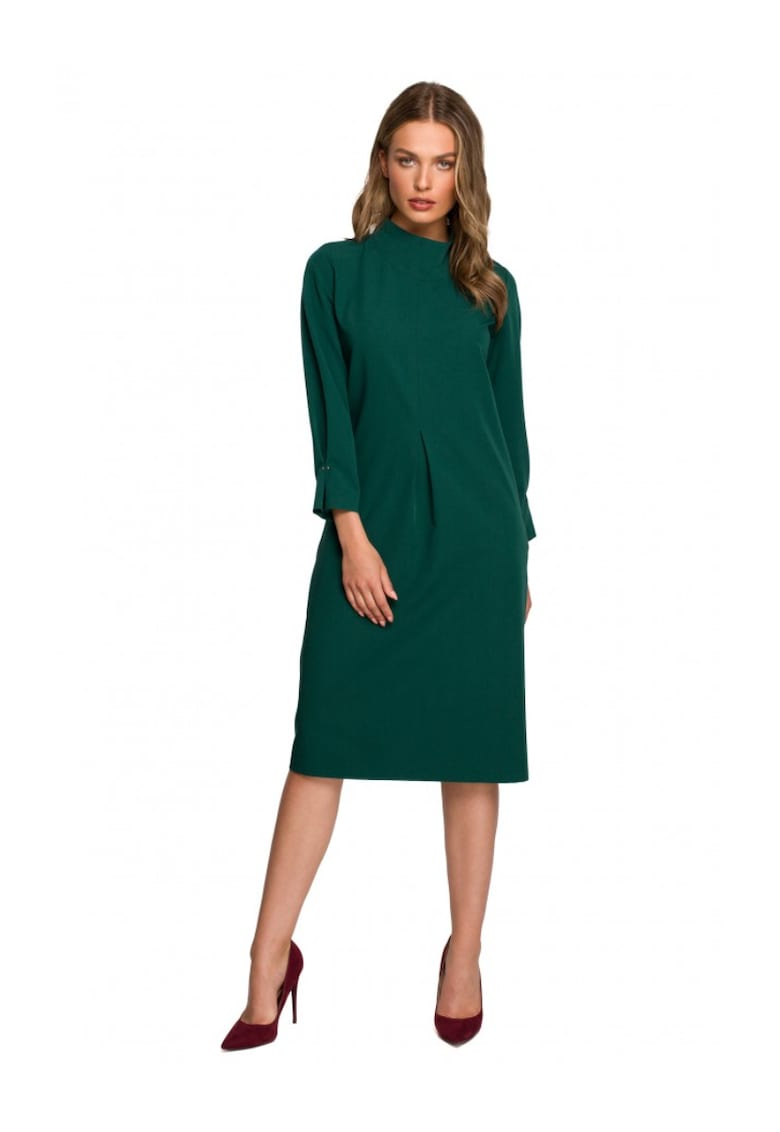 Рокля - полиестер/вискоза/еластан - - - - - Зелен Style