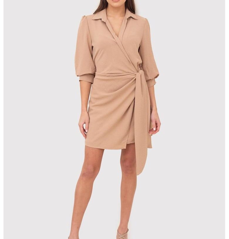 Рокля риза DA1778 - Бежов Ax Paris