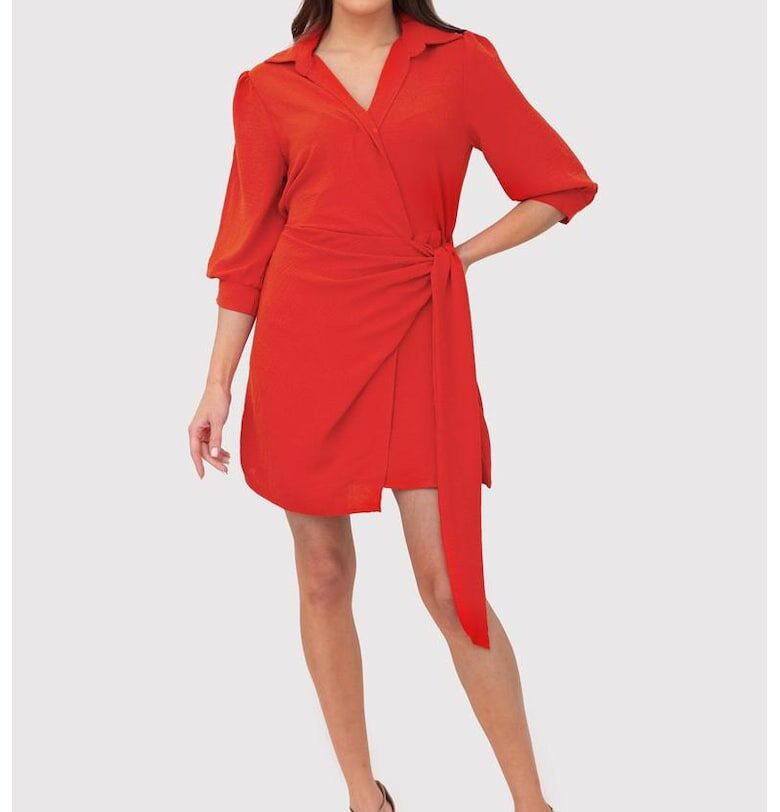 Рокля риза DA1778 - Оранжев Ax Paris