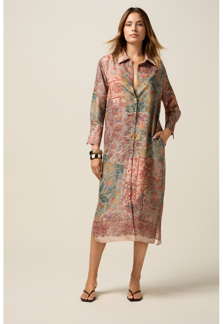 Рокля-риза с цепки - Многоцветен Oltre