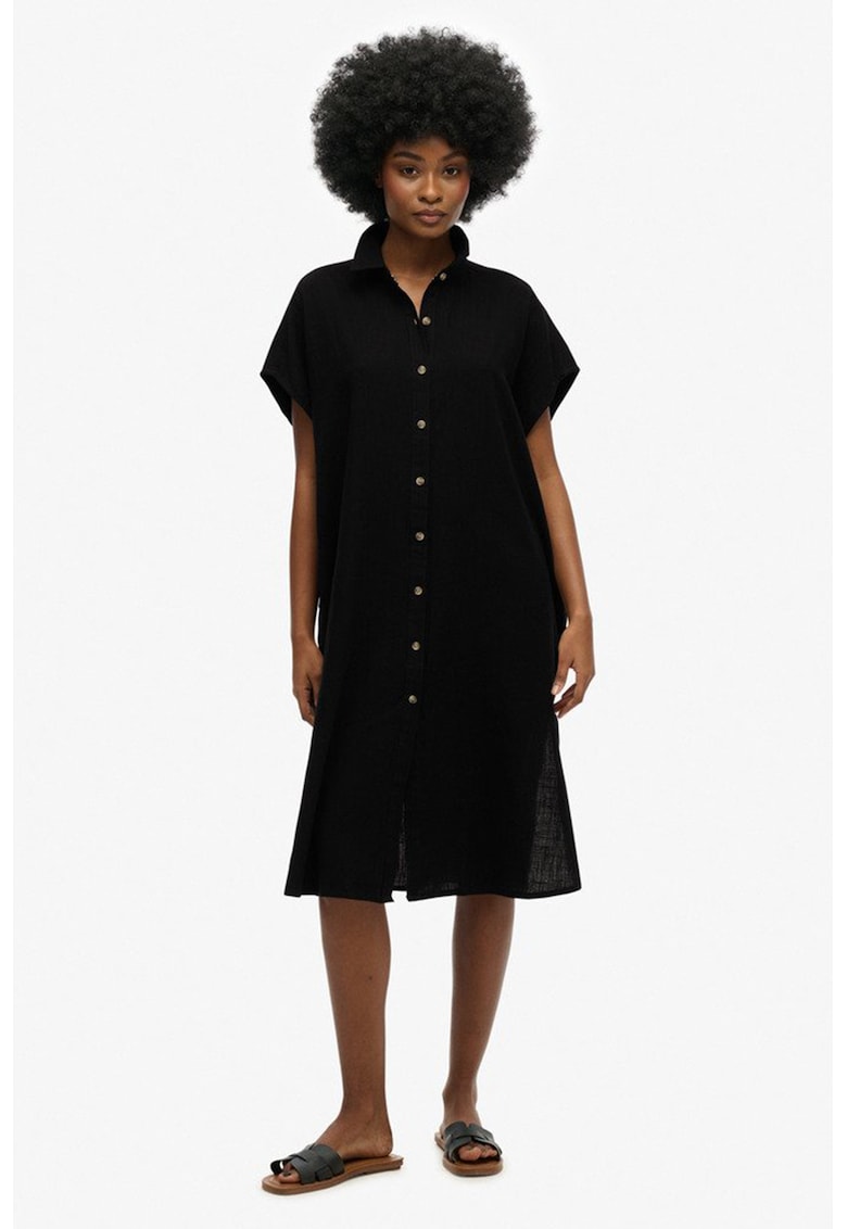 Рокля-риза с цепки - Черен Superdry Co