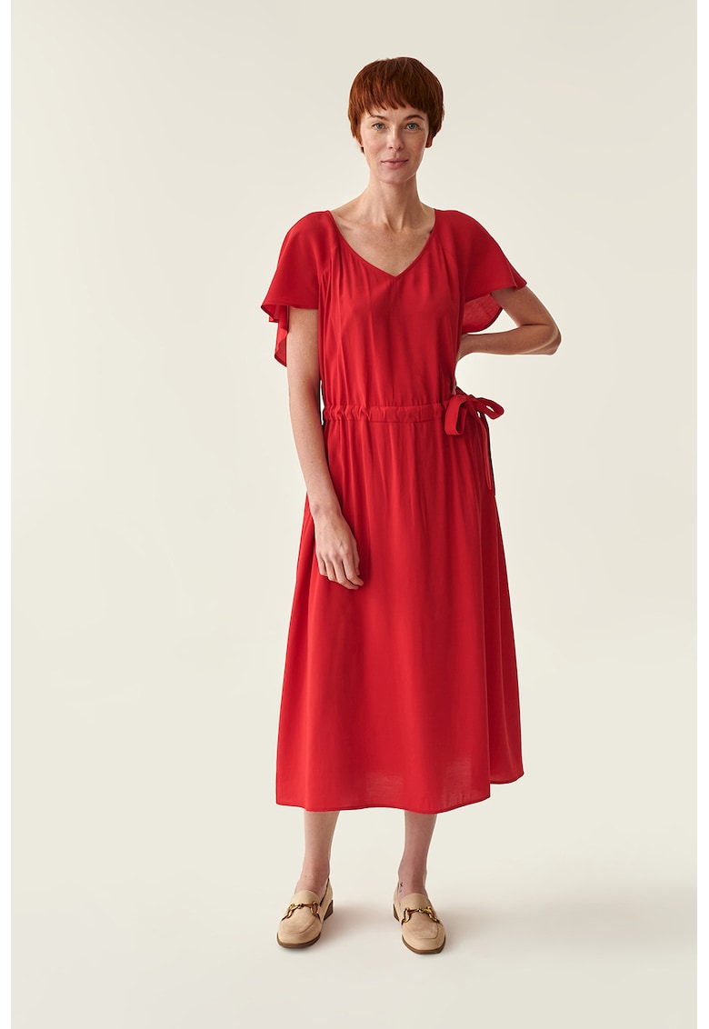 Рокля с връзки - Червен Tatuum