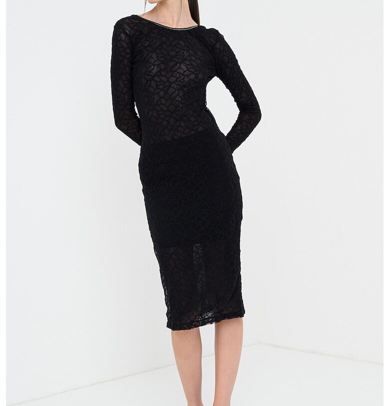 Рокля с гол гръб - Черен Pinko