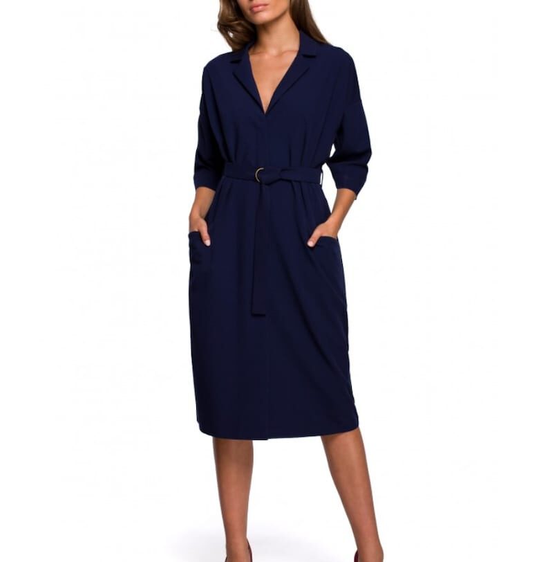 Рокля с джобове  полиестер Style