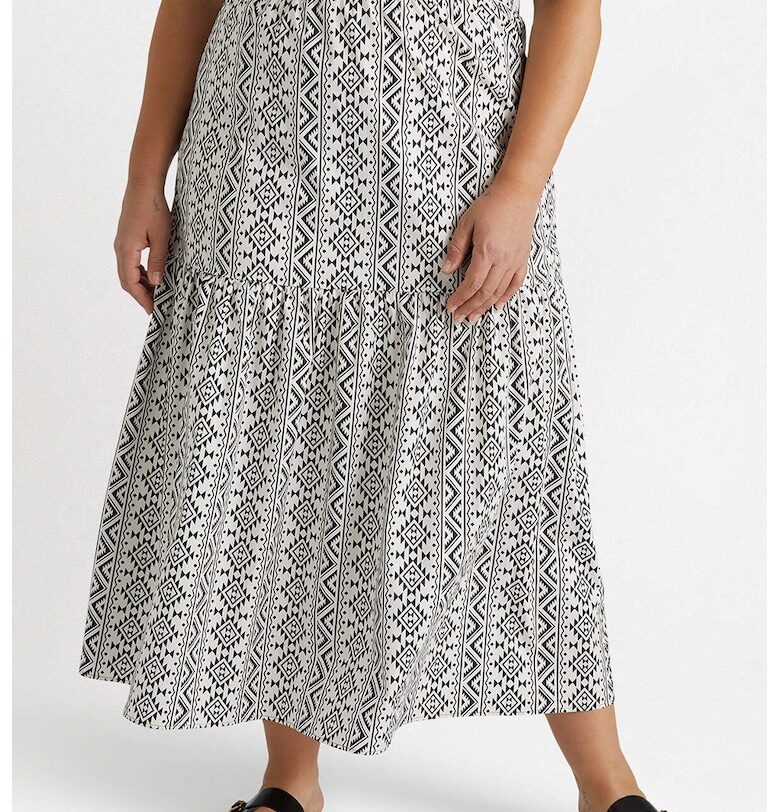 Рокля с дизайн 2 в 1 - Бял Fiorella Rubino