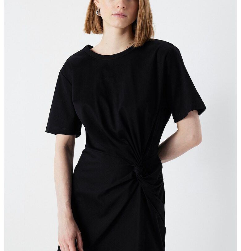 Рокля с дизайн на възел - Черен Ipekyol