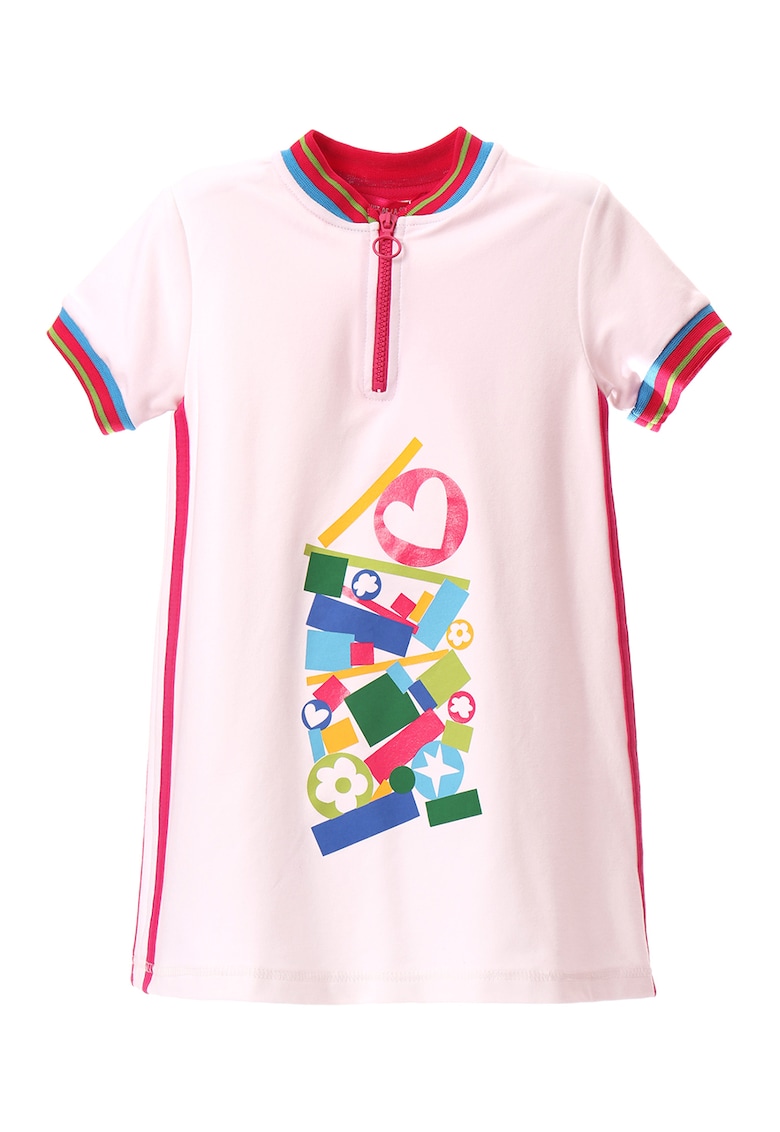 Рокля с къс цип и принт - Бял/Многоцветен Agatha Ruiz de la Prada