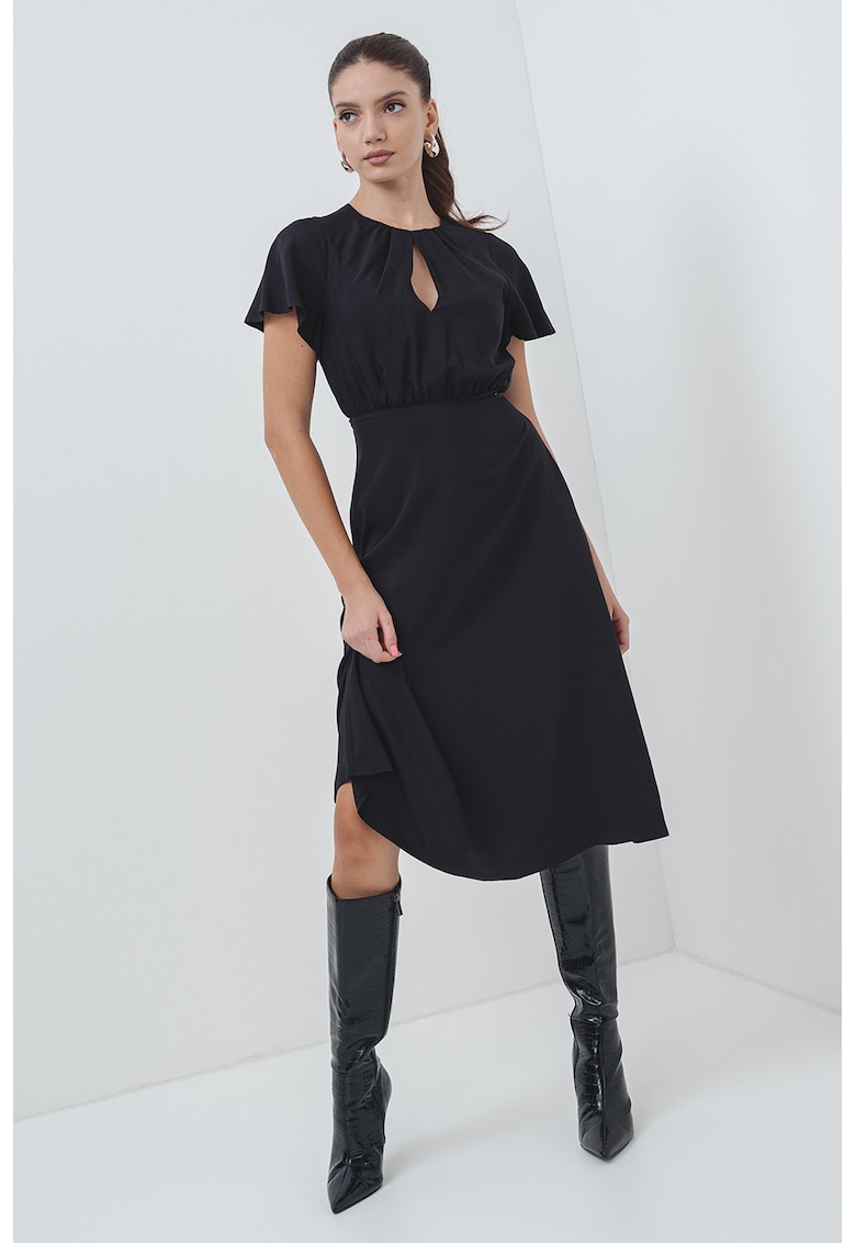 Рокля с къси ръкави - Черен ARMANI EXCHANGE