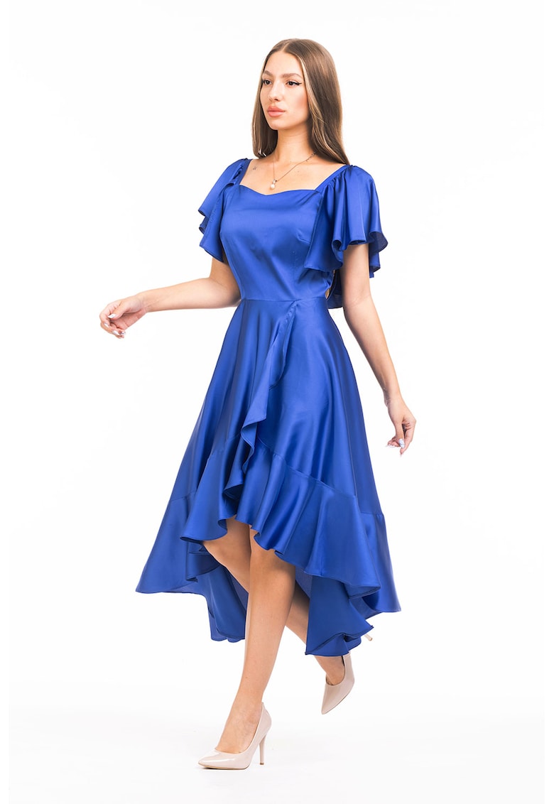 Рокля с набирания - Кралско Синьо CAMISSI