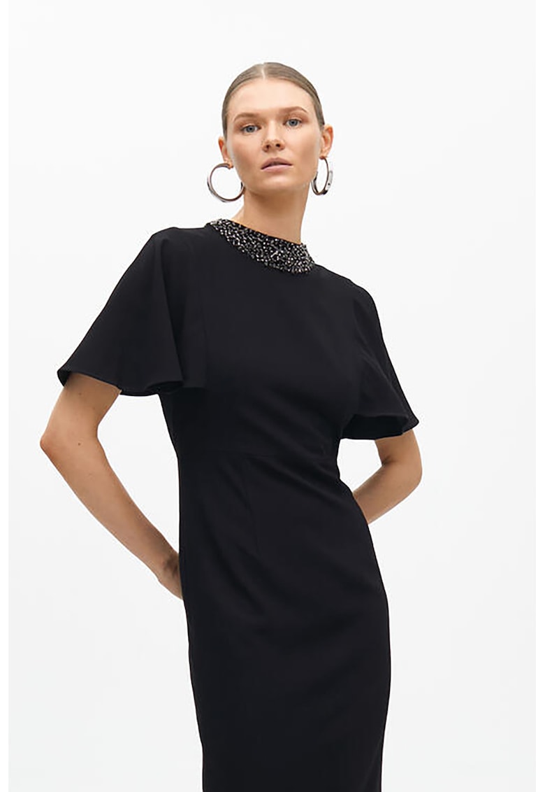 Рокля с набрани ръкави - Черен Lola casademunt