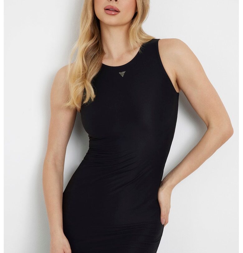 Рокля с овално деколте - Черен GUESS