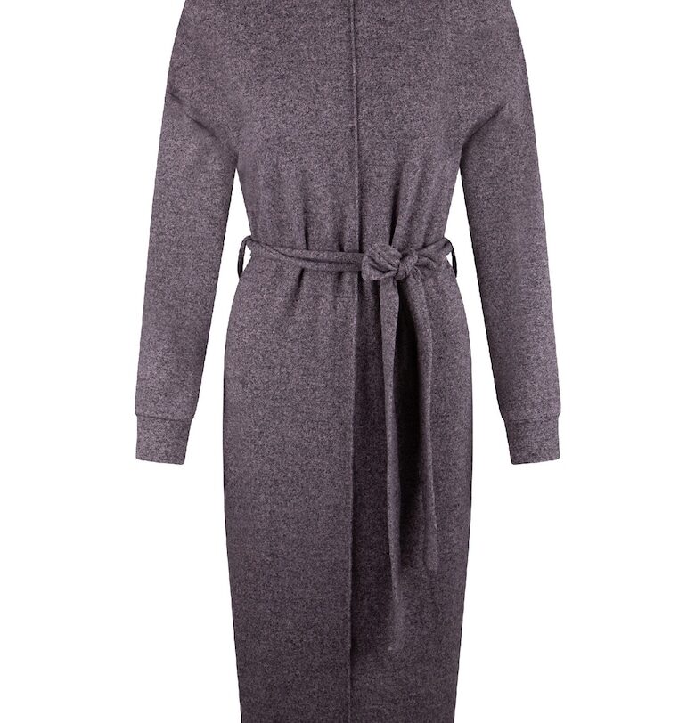 Рокля с овално деколте и средновисока талия - Прашно розово LingaDore