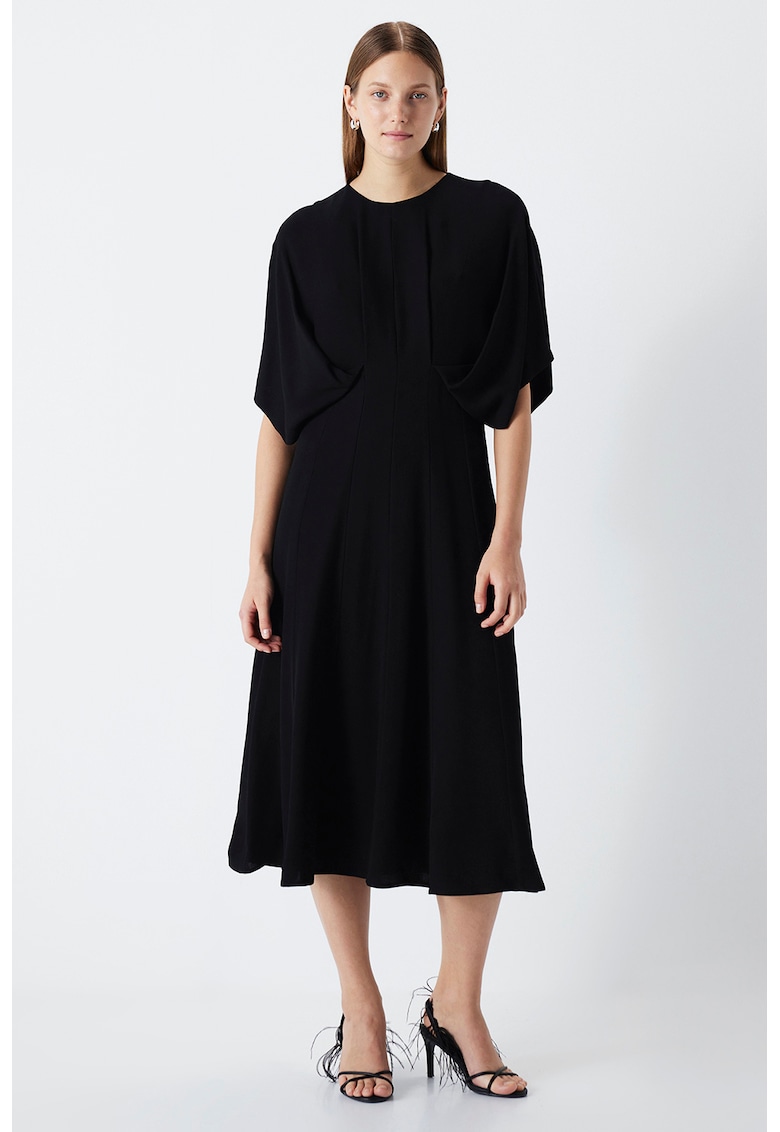 Рокля с отвор - Черен Ipekyol