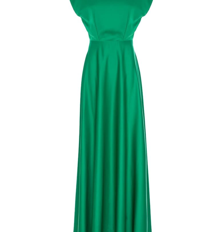 Рокля с отвор на гърба - Зелен Acob a porter