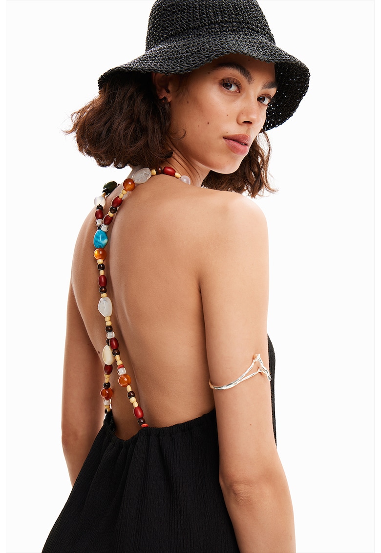 Рокля с отвор на гърба - Черен DESIGUAL